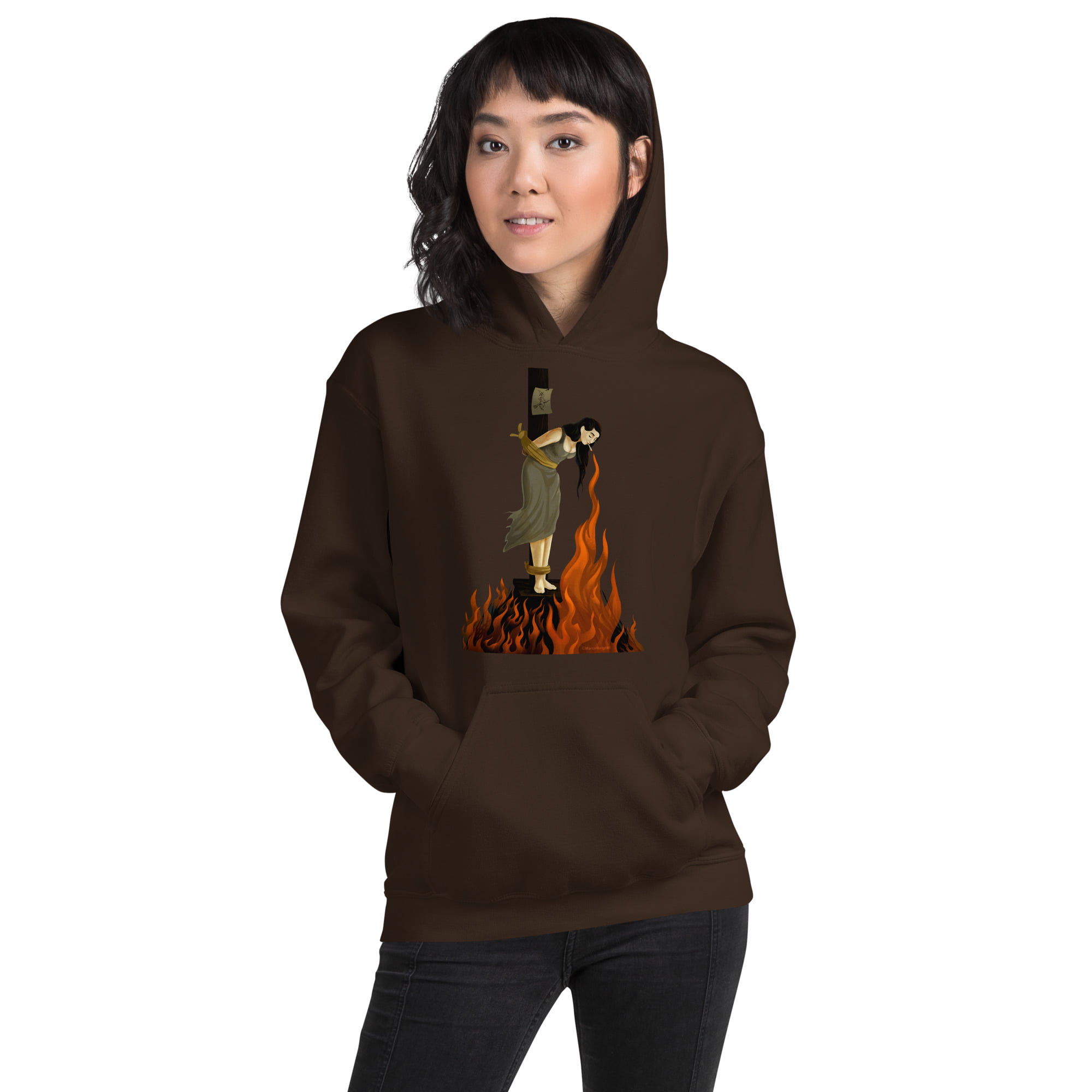 Fire -Unisex Hoodie - Image 3