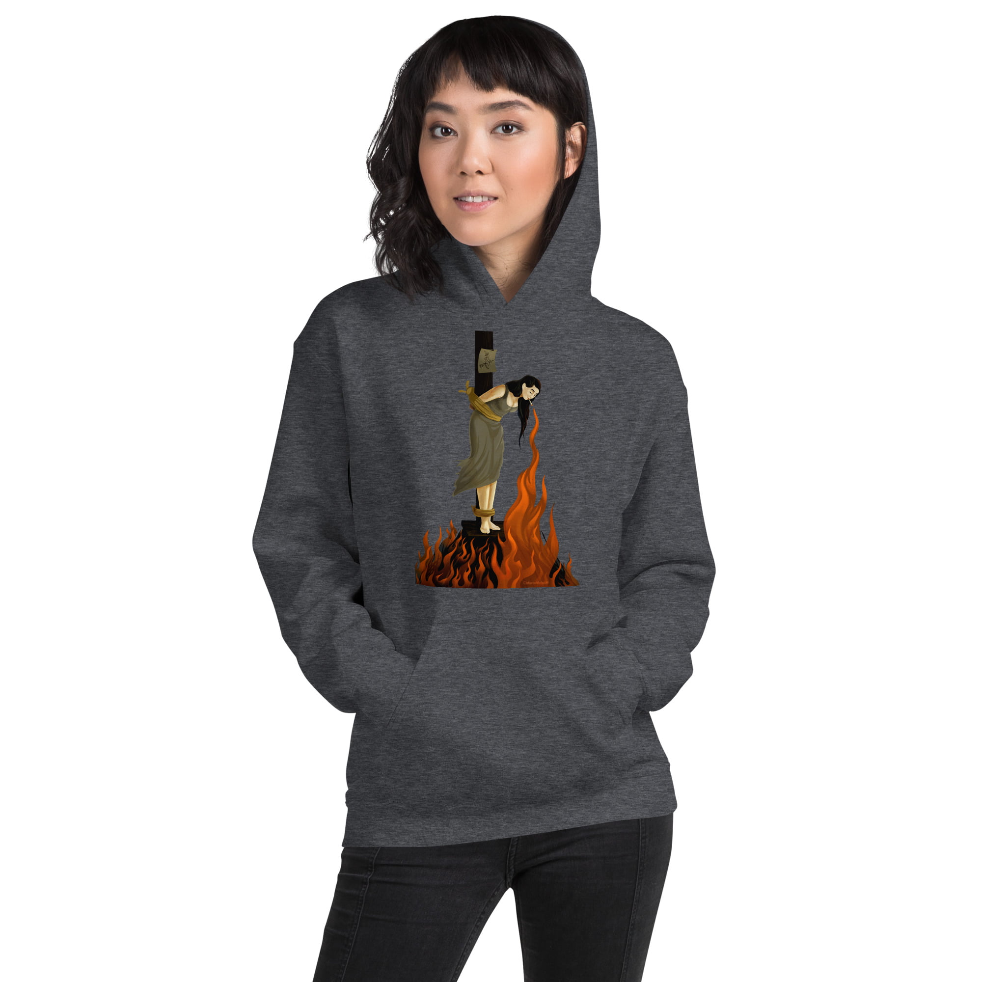 Fire -Unisex Hoodie - Image 4