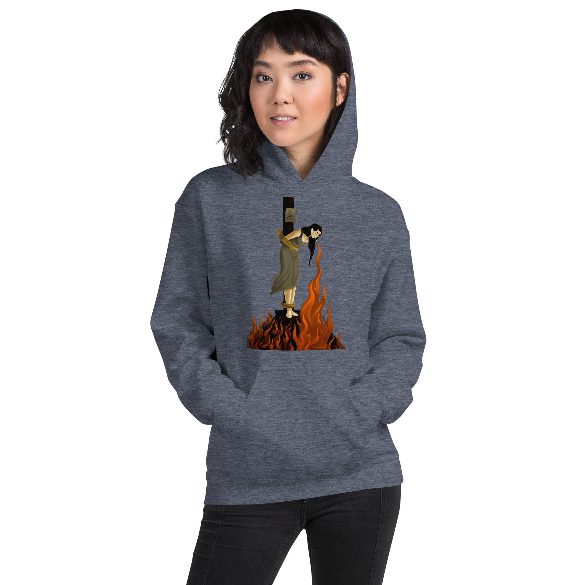 Fire -Unisex Hoodie - Image 6