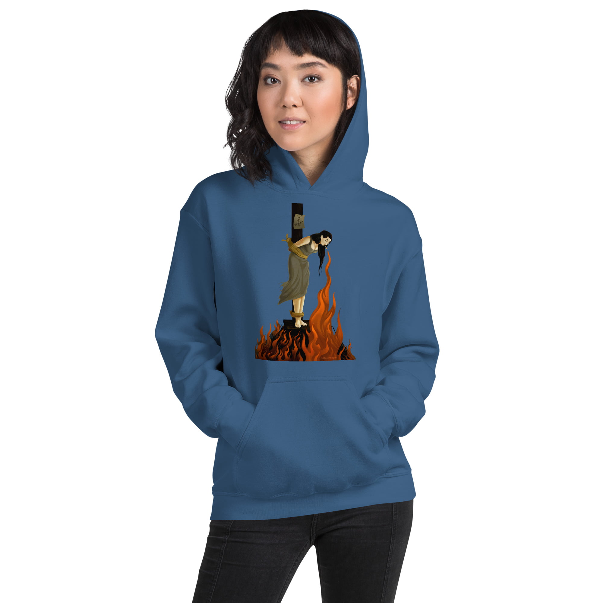 Fire -Unisex Hoodie - Image 5