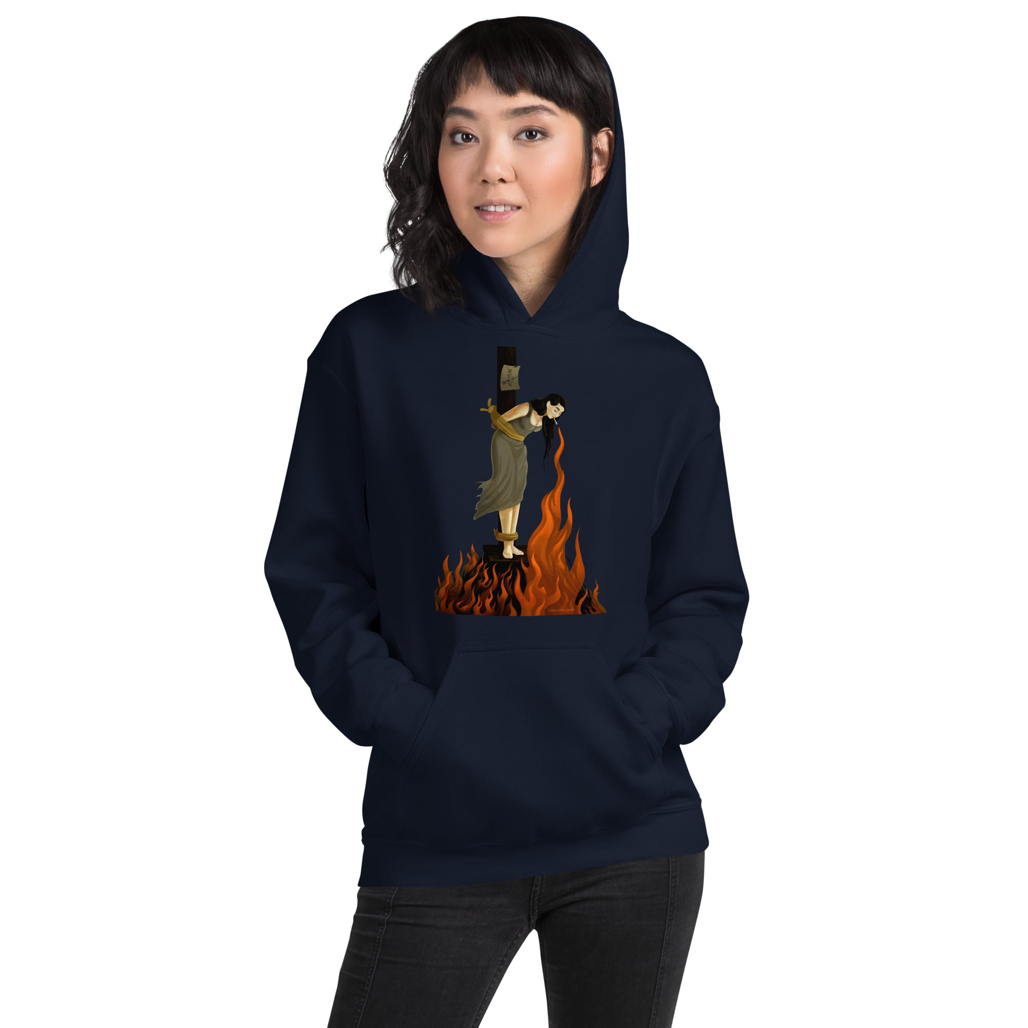Fire -Unisex Hoodie - Image 2