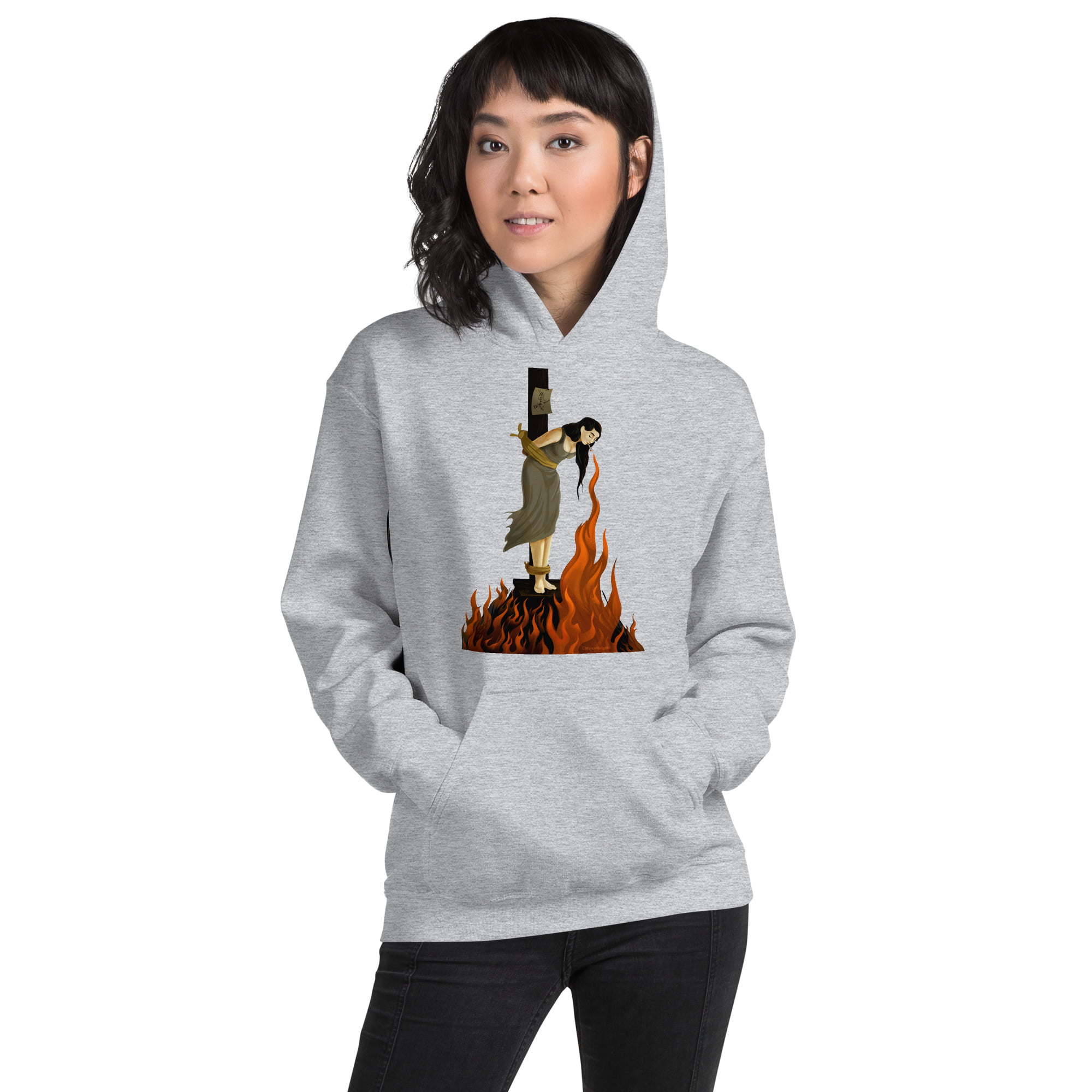 Fire -Unisex Hoodie - Image 7